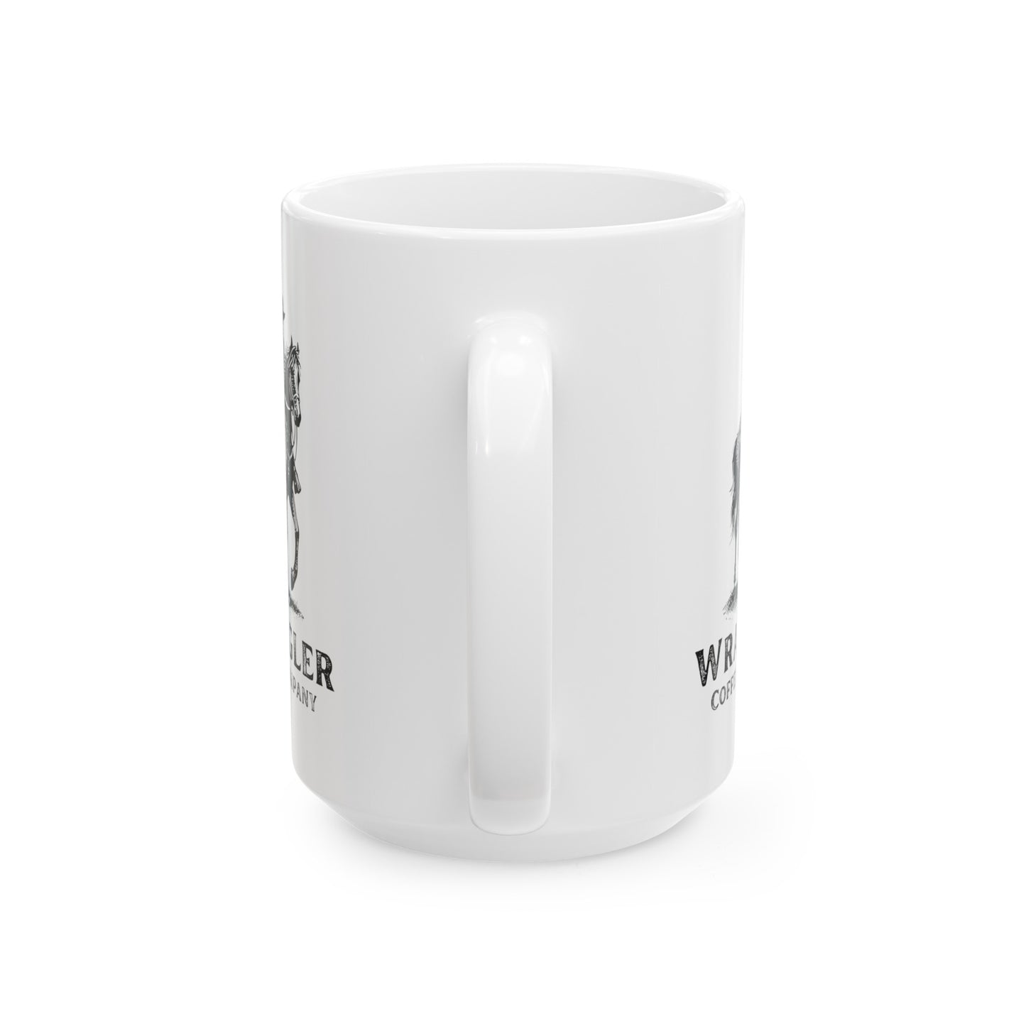 The Wrangler White Ceramic Mug