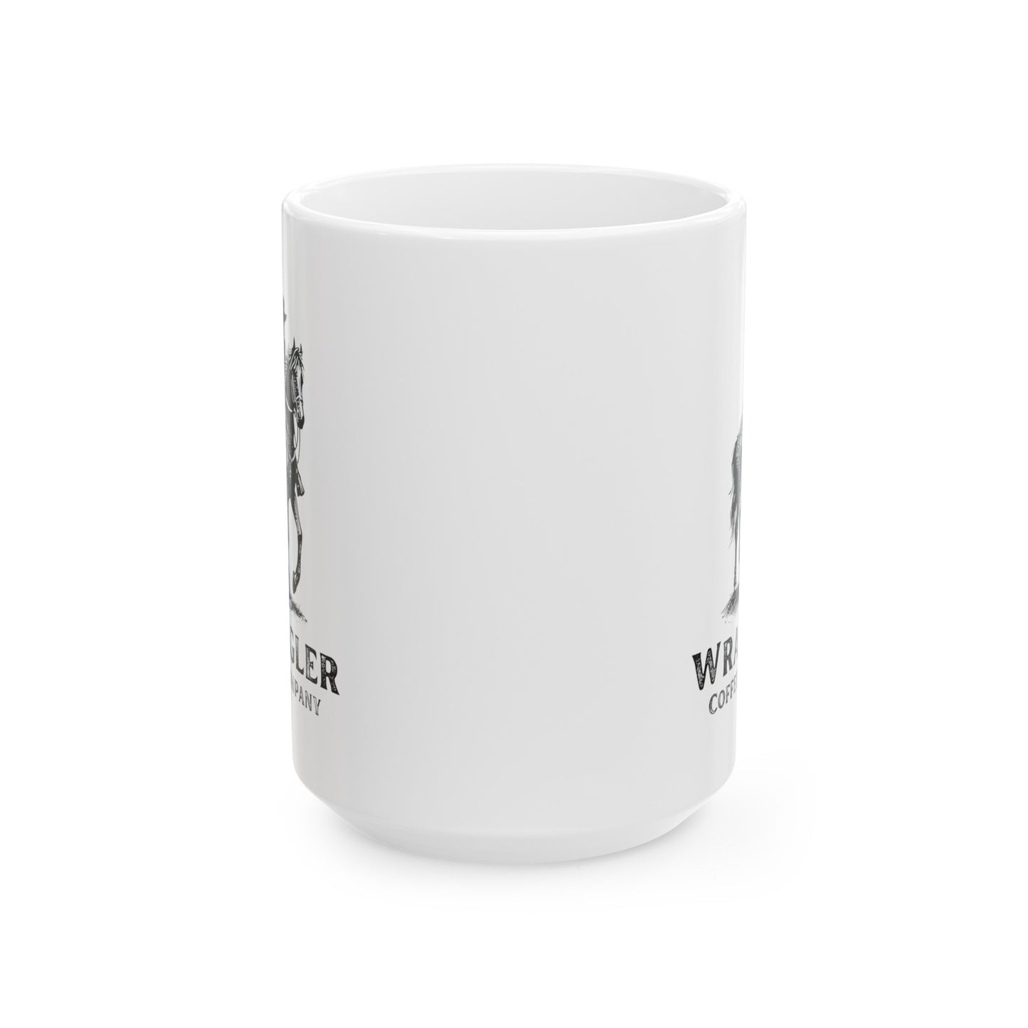 The Wrangler White Ceramic Mug