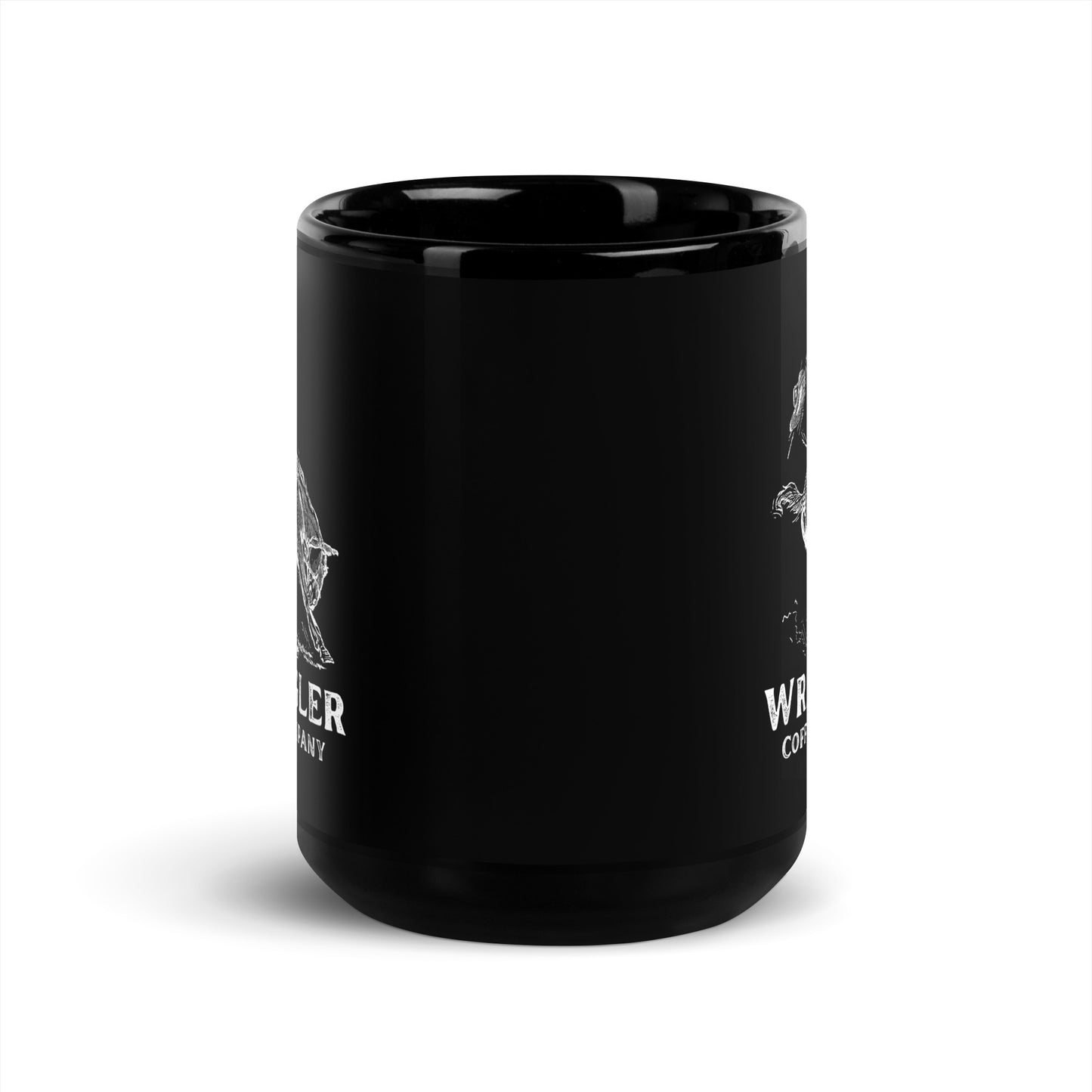 Slide'n Cowboy Black Glossy Mug