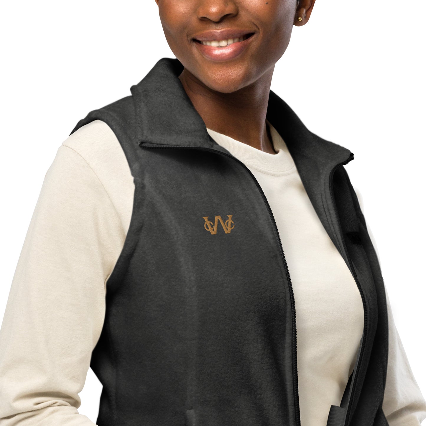 Women’s Embroidered WCC Brand Columbia Fleece Vest