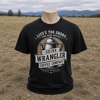 Lifes Too Short For Bad Coffee T-Shirt