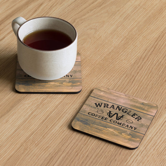 Wrangler Cork-Back Coaster