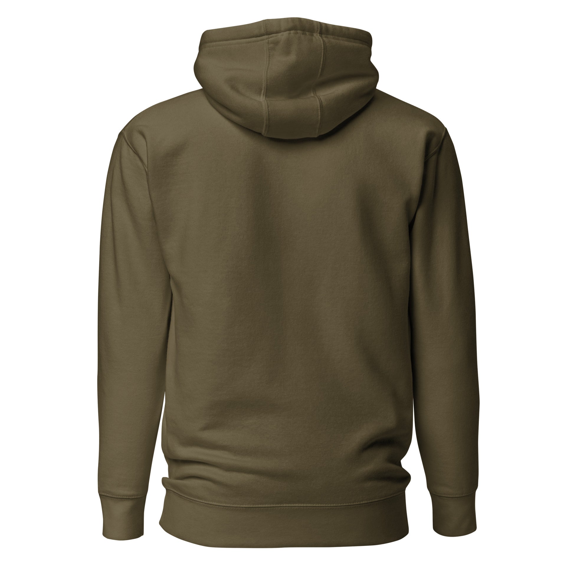 The Wrangler Hoodie - Army Back