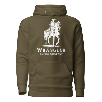 The Wrangler Hoodie - Army Front