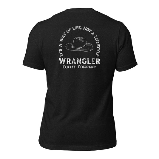 It's A Way of Life T-Shirt - Black Heather Back