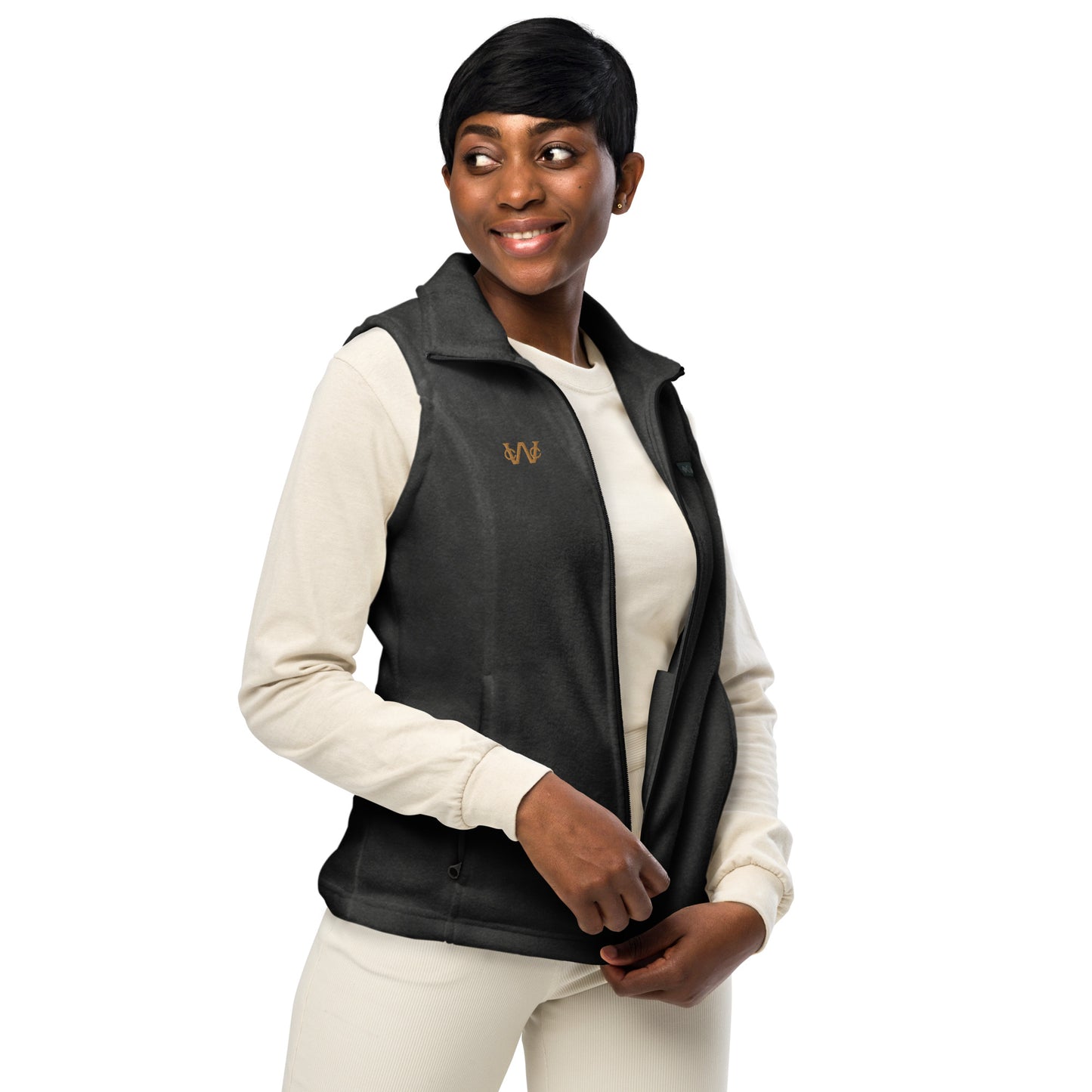 Women’s Embroidered WCC Brand Columbia Fleece Vest