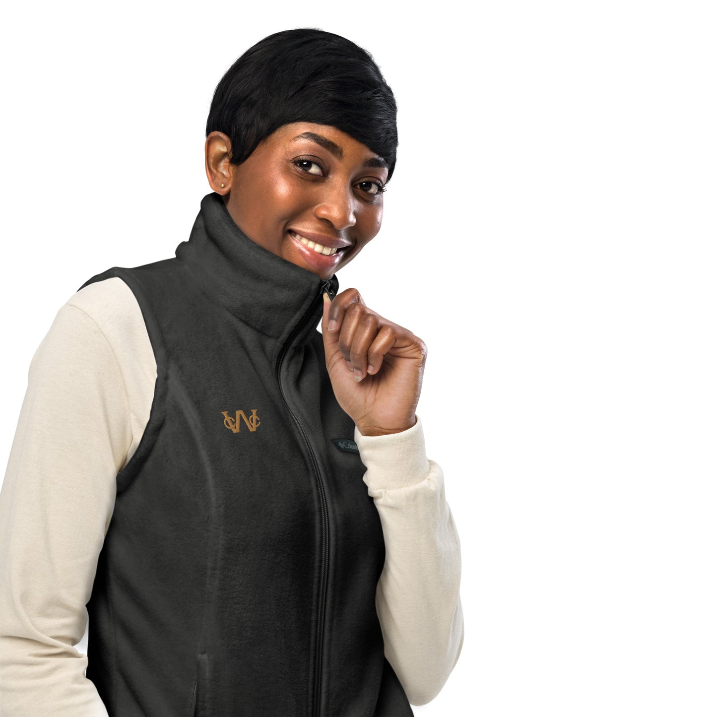 Women’s Embroidered WCC Brand Columbia Fleece Vest