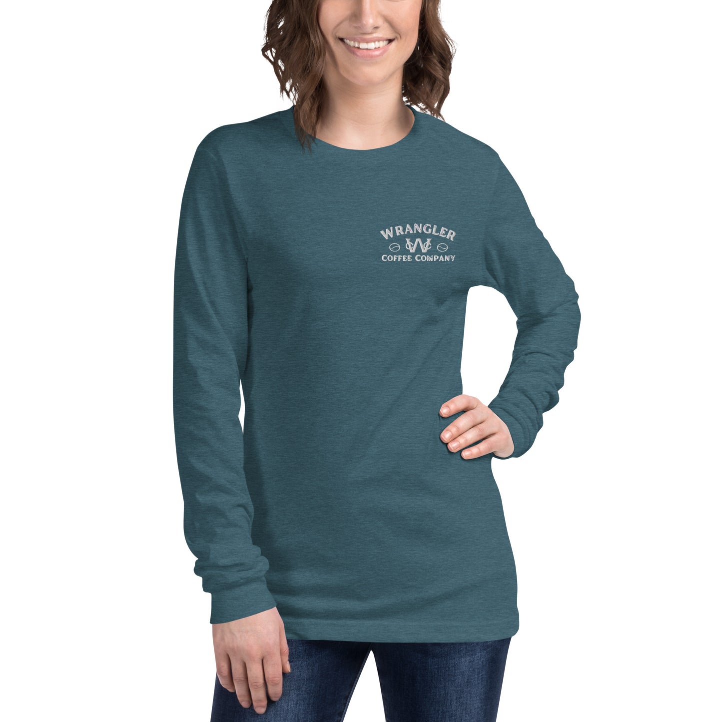 Women's Embroidered Long Sleeve Tee