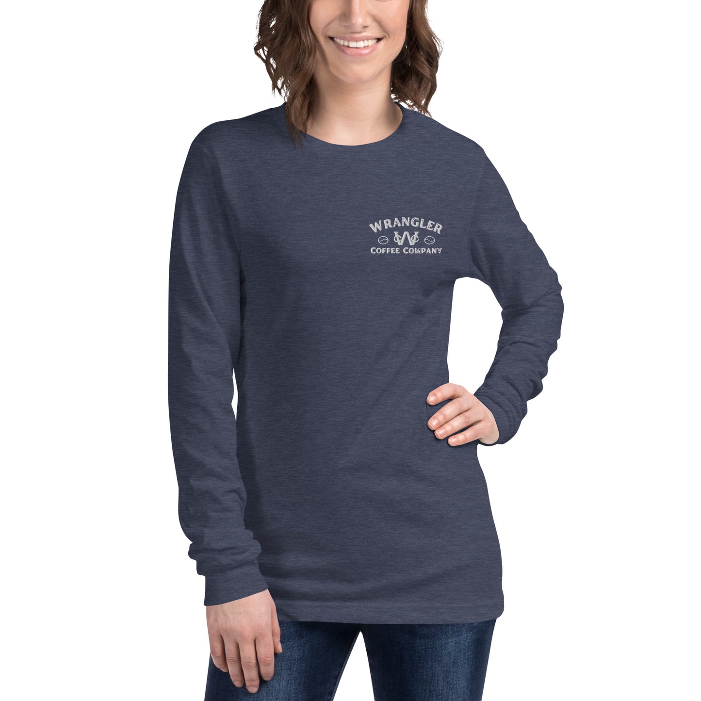 Women's Embroidered Long Sleeve Tee