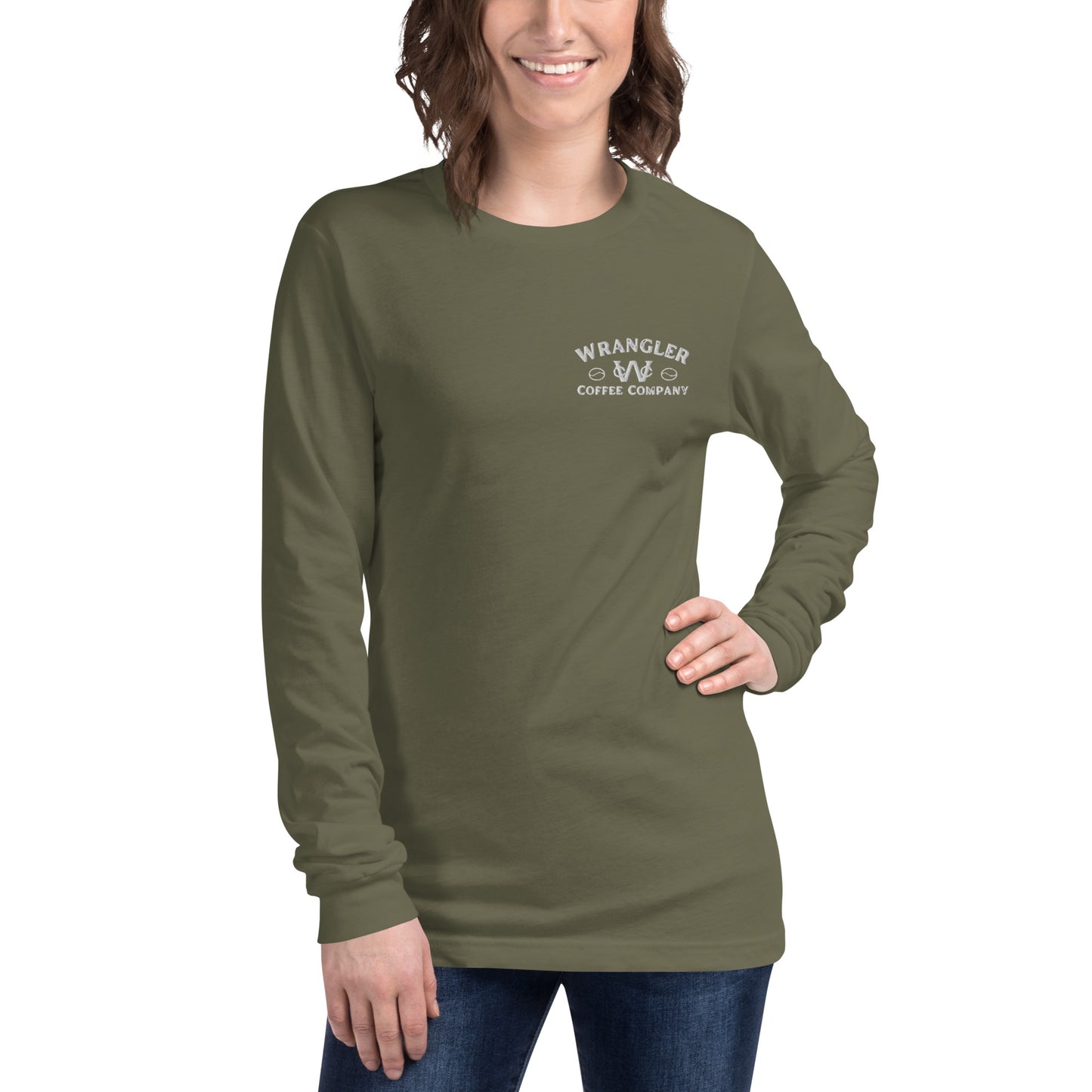 Women's Embroidered Long Sleeve Tee